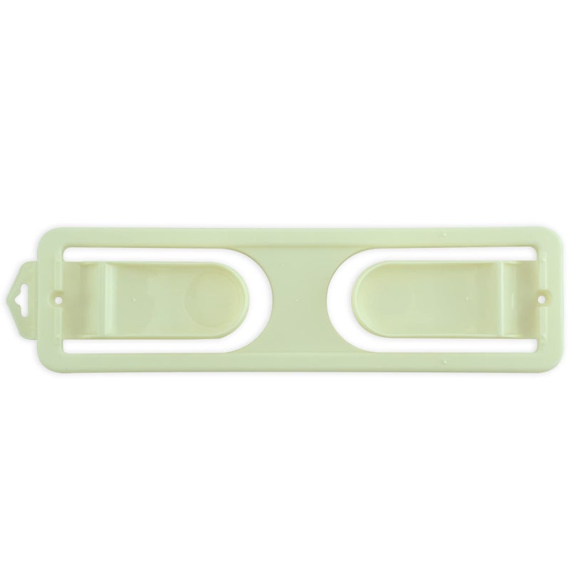 DecorRack Wall Mount Paper Towel Holder for Kitchen and Bath, Flexible Shatterproof -BPA Free- Plastic, Vertical or Horizontal Mount, Under Cabinet Folding Dispenser (Cream) - Image 5